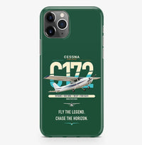 Thumbnail for Cessna 172 Skyhawk design on dark green magsafe iphone case, for iPhone Pro Max