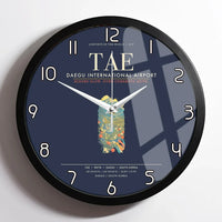 Thumbnail for Daegu International Airport TAE Wall-Clock Framed - Navy Blue