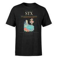 Thumbnail for Henry E. Rohlsen Airport (STX) T-Shirt single-side front print in Black | henry-e-rohlsen-airport-stx-double-side-t-shirt