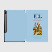 Thumbnail for Forlì Airport (FRL) design on light blue samsung tablet tablet case