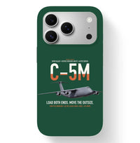 Thumbnail for C-5M Super Galaxy design on dark green magsafe iphone case, for iPhone 17 Pro