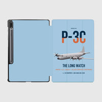 Thumbnail for P-3C Orion design on light blue samsung tablet tablet case