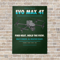 Thumbnail for Autel EVO Max 4T vertical canvas print - no frame - dark green background