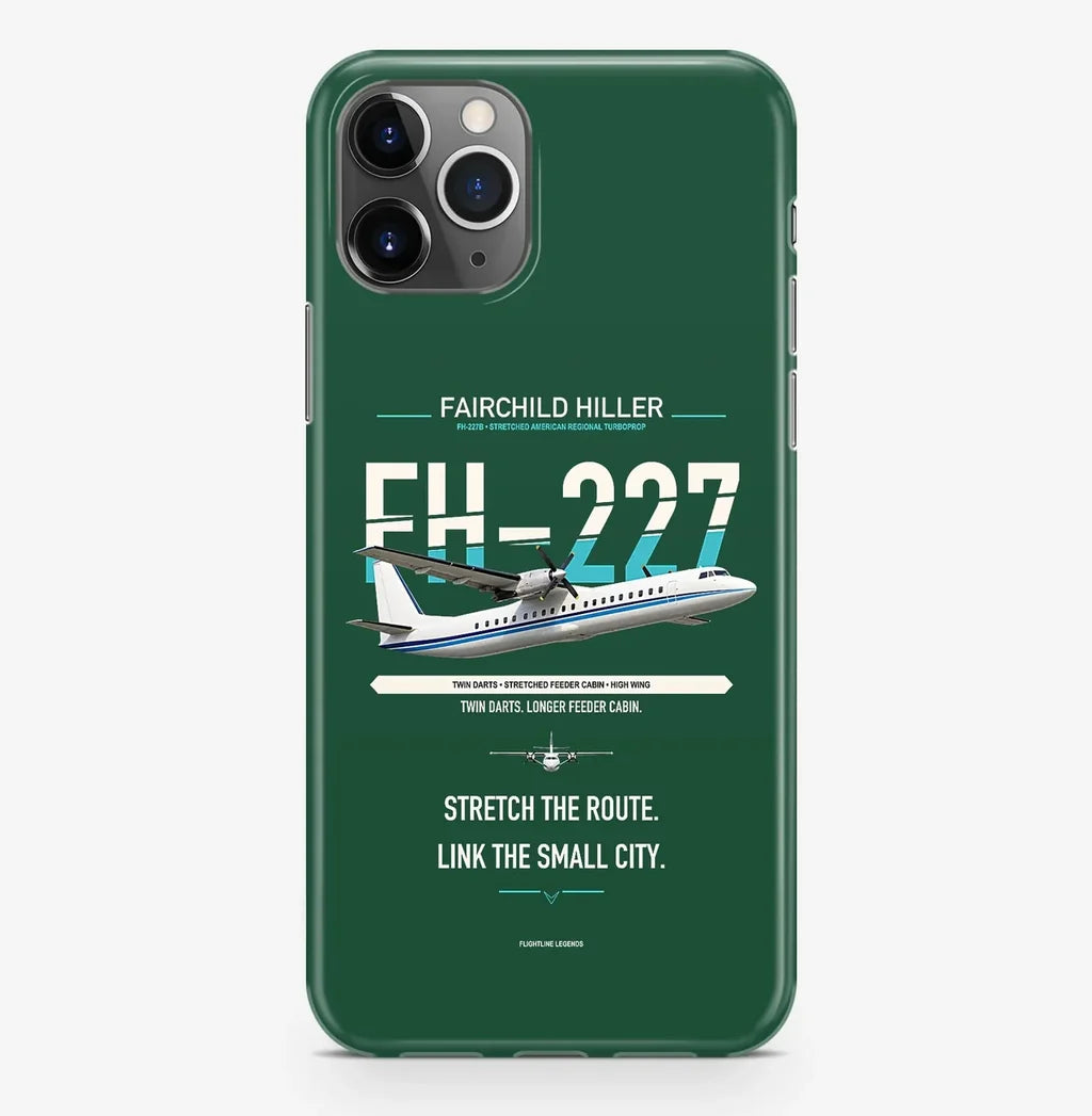 Fairchild Hiller FH-227B Case ProMax design on dark green iphone case promax