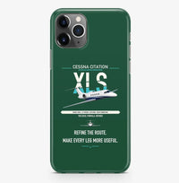 Thumbnail for Cessna Citation XLS design on dark green magsafe iphone case, for iPhone Pro Max