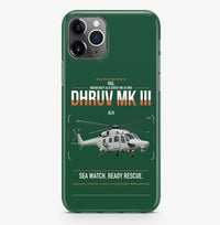 Thumbnail for HAL ALH Dhruv Mk III design on dark green magsafe iphone case, for iPhone Pro Max