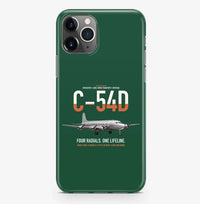 Thumbnail for C-54D Skymaster design on dark green magsafe iphone case, for iPhone Pro Max