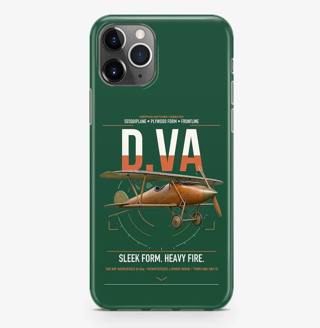 Albatros D.Va design on dark green magsafe iphone case, for iPhone Pro Max