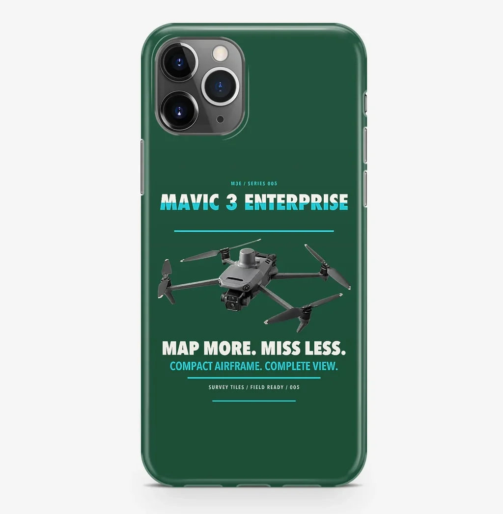 DJI Mavic 3 Enterprise Case ProMax design on dark green iphone case promax