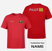 Thumbnail for Customisable Pilot & Stripes T-Shirt - view 5