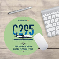 Thumbnail for Airbus C295 SIGINT design on light green round mouse pad