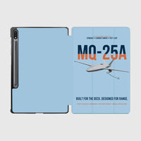 Thumbnail for MQ-25A STINGRAY design on light blue samsung tablet tablet case