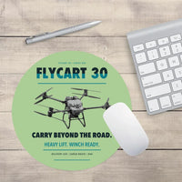 Thumbnail for DJI FlyCart 30 design on light green round mouse pad