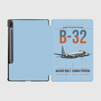 Thumbnail for B-32 Dominator design on light blue samsung tablet tablet case