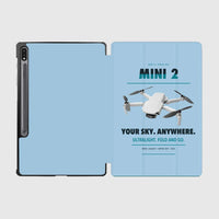 Thumbnail for DJI Mini 2 design on light blue samsung tablet tablet case