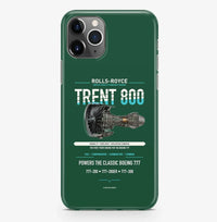 Thumbnail for TRENT 800 Case ProMax design on dark green iphone case promax