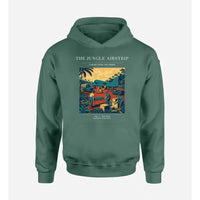 Thumbnail for VINTAGE G4524 - The Jungle Airstrip - Premium Hoodie design on green premium
