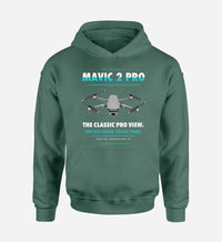 Thumbnail for DJI Mavic 2 Pro design on green hoodie single side