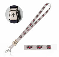 Thumbnail for Amazing Boeing 737 seat belt lanyard - light gray
