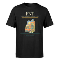 Thumbnail for Bishop International Airport (FNT) T-Shirt single-side front print in Black | bishop-international-airport-fnt-double-side-t-shirt