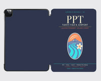 Thumbnail for Tahiti Faa'a Airport PPT - Lagoon-Volcano Passage - Navy Blue