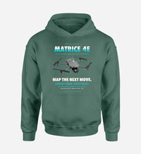 Thumbnail for DJI Matrice 4E design on green hoodie single side