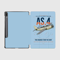 Thumbnail for Fairey Gannet AS.4 design on light blue samsung tablet tablet case