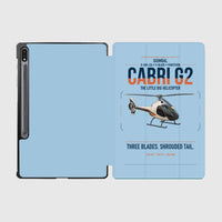 Thumbnail for Guimbal Cabri G2 design on light blue samsung tablet tablet case