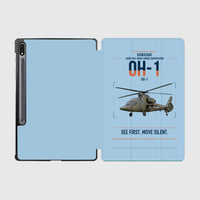 Thumbnail for Kawasaki OH-1 design on light blue samsung tablet tablet case