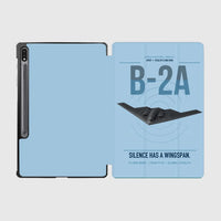 Thumbnail for B-2A Spirit design on light blue samsung tablet tablet case