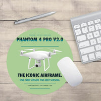Thumbnail for DJI Phantom 4 Pro V2.0 design on light green round mouse pad