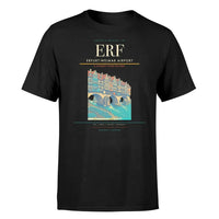Thumbnail for Erfurt-Weimar Airport (ERF) T-Shirt single-side front print in Black | erfurt-weimar-airport-erf-double-side-t-shirt