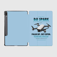 Thumbnail for DJI Spark design on light blue samsung tablet tablet case