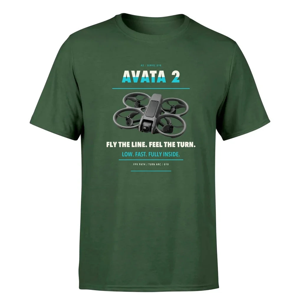 DJI Avata 2 design on dark green single side