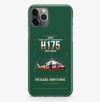 Thumbnail for Airbus H175 design on dark green magsafe iphone case, for iPhone Pro Max