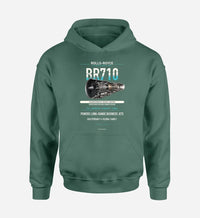 Thumbnail for BR710 design on green hoodie single side