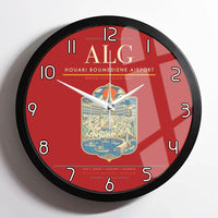 Thumbnail for Houari Boumediene Airport ALG Wall-Clock Framed - Red