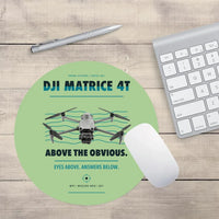 Thumbnail for DJI Matrice 4T design on light green round mouse pad