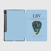 Thumbnail for Leon-Mba International Airport (LBV) design on light blue samsung tablet tablet case