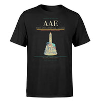 Thumbnail for Rabah Bitat Airport (AAE) T-Shirt single-side front print in Black | rabah-bitat-airport-aae-double-side-t-shirt