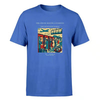 Thumbnail for VINTAGE G4382 - The Phone Booth Goodbyes - Premium T-Shirt design on blue premium t shirt