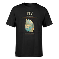 Thumbnail for Tivat Airport (TIV) T-Shirt single-side front print in Black | tivat-airport-tiv-double-side-t-shirt