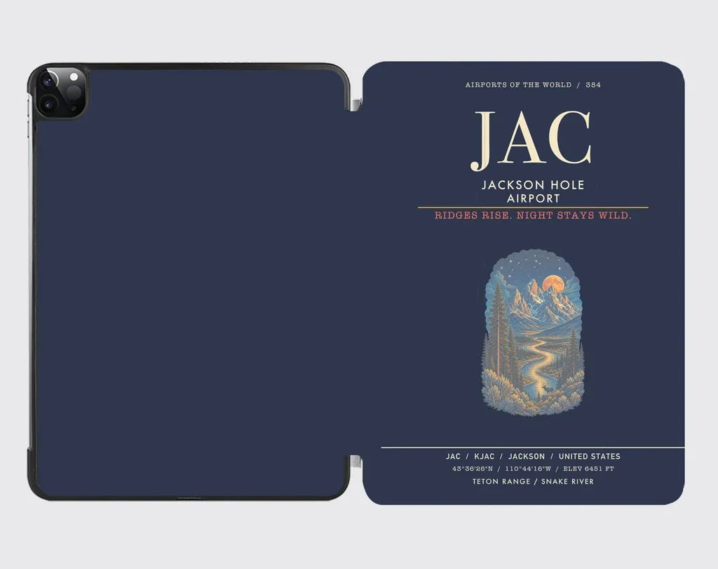 Jackson Hole Airport JAC - Navy Blue