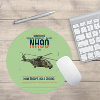 Thumbnail for NHIndustries NH90 TTH design on light green round mouse pad