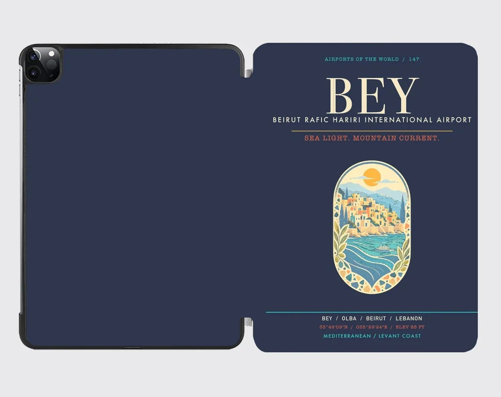 Beirut Rafic Hariri International Airport BEY - Levantine Sea Current - Navy Blue