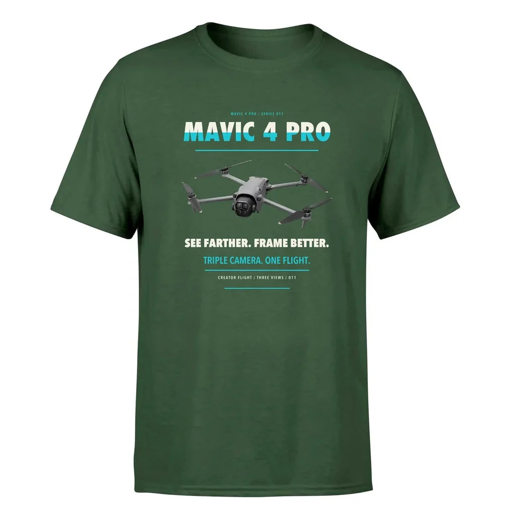 DJI Mavic 4 Pro design on dark green single side