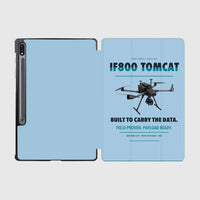 Thumbnail for Inspired Flight IF800 Tomcat design on light blue samsung tablet tablet case
