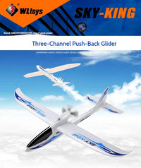 Thumbnail for F959s Three-Channel Push-Back High-Speed Glider Six-Axis Gyroscope Remote Control Aircraft Plane Rc Model Toy - view 30