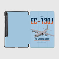 Thumbnail for EC-130J Commando Solo III design on light blue samsung tablet tablet case