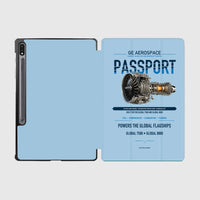 Thumbnail for PASSPORT design on light blue samsung tablet tablet case